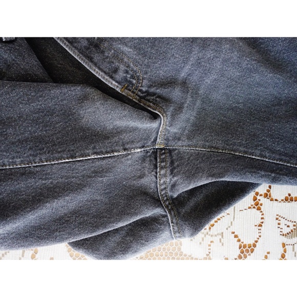 Vtg 80s Levi's 501 Dark Grey Tapered Jeans est. 2 - Picture 7 of 7